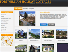 Tablet Screenshot of fortwilliamholidaycottages.co.uk